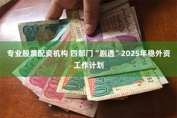 专业股票配资机构 四部门“剧透”2025年稳外资工作计划