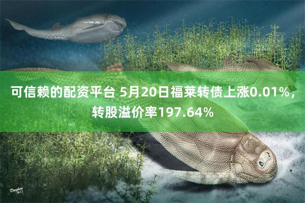 可信赖的配资平台 5月20日福莱转债上涨0.01%，转股溢价率197.64%